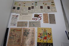 Nabisco Almanac Wheaties Kellogg's Party Kit Cereal Box Cutouts Pre-1970
