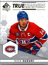 Nick Suzuki 2022-23 SP Authentic True Leaders Montreal Canadiens #TL-13