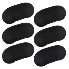 6 Pcs Eye Mask Sleep Masks Bulk Soft Breathable Blackout Eye Cover for Side