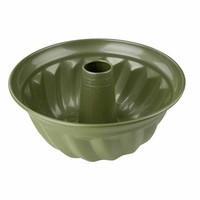Zenker Gugelhupfform Green Vision, Backform, Stahlblech, Sparkling Green, 25 Cm
