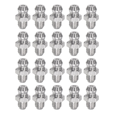 #ad #ad 20Pcs 304 Stainless Steel Straight Hydraulic Grease Fitting M6 x 1mm Thread $14.50