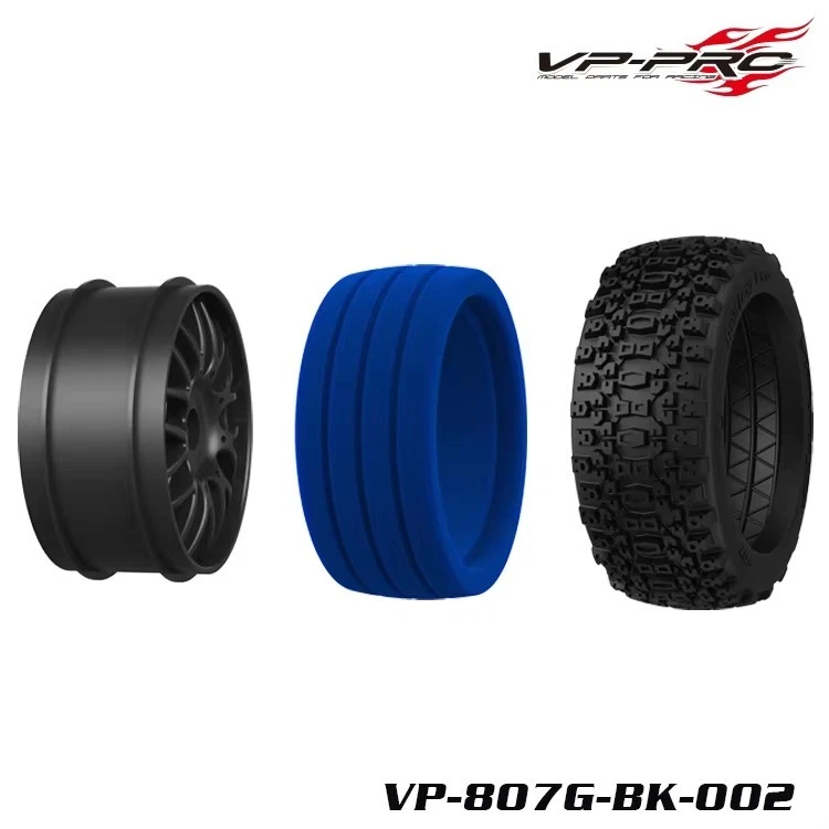 4 piezas VP PRO 807 802 1/8 RC Buggy Rally Truck Neumático Pegado 17 mm Tuerca Práctica Foto 3 de 4