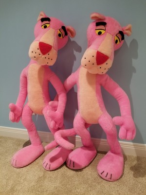pink panther stuffed animal 1980