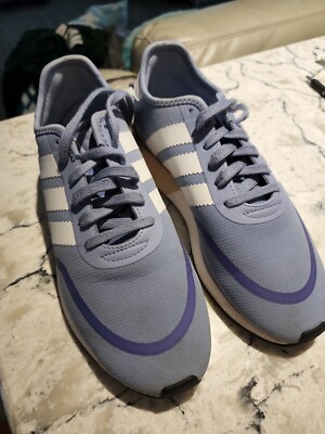 ADIDAS BLUE WHITE WOMEN'S SNEAKERS ATHLETIC SHOES SIZE