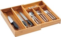 Variable Cutlery Drawer Insert 26 - 49 Cm / Depth 43 Cm / Height 6 Cm Variable Cutlery Drawer Insert 26 - 49 Cm / Depth 43 Cm / Height 6 Cm