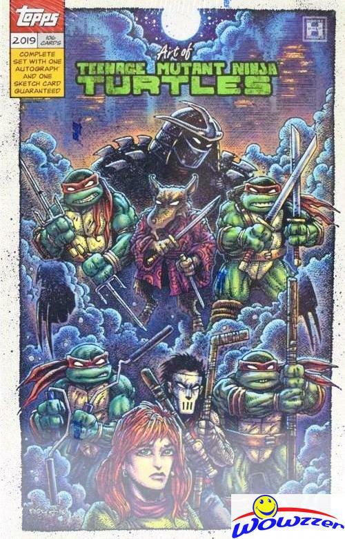 2019 Topps Art of TMNT Teenage Mutant Ninja Turtles Sealed Hobby Box-AUTO+SKETCH