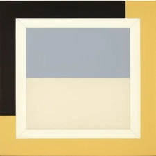 Medium Abstract Painting 2x2 ft. Post-Modernism Geometric Demrin Cubism II NEW