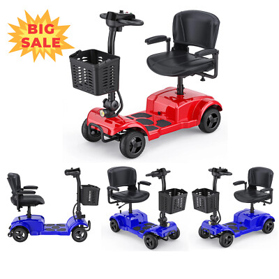 ENGWE Mobility Scooter Power FoldingTravel Wheelchair Scooter W/ Swivel Seats