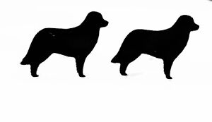 Leonberger Dog Cufflinks Mens Novelty Dog Short Cufflinks In Black