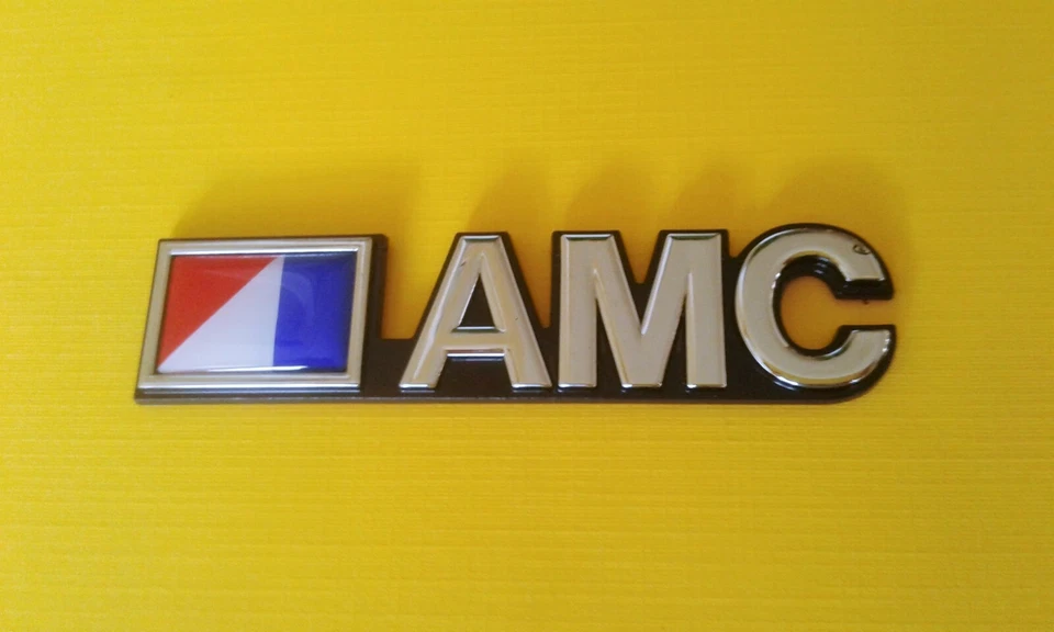 NUEVO 1973-1974 AMC Javelin-AMC tapa maletero emblema insignia Foto 4 de 4