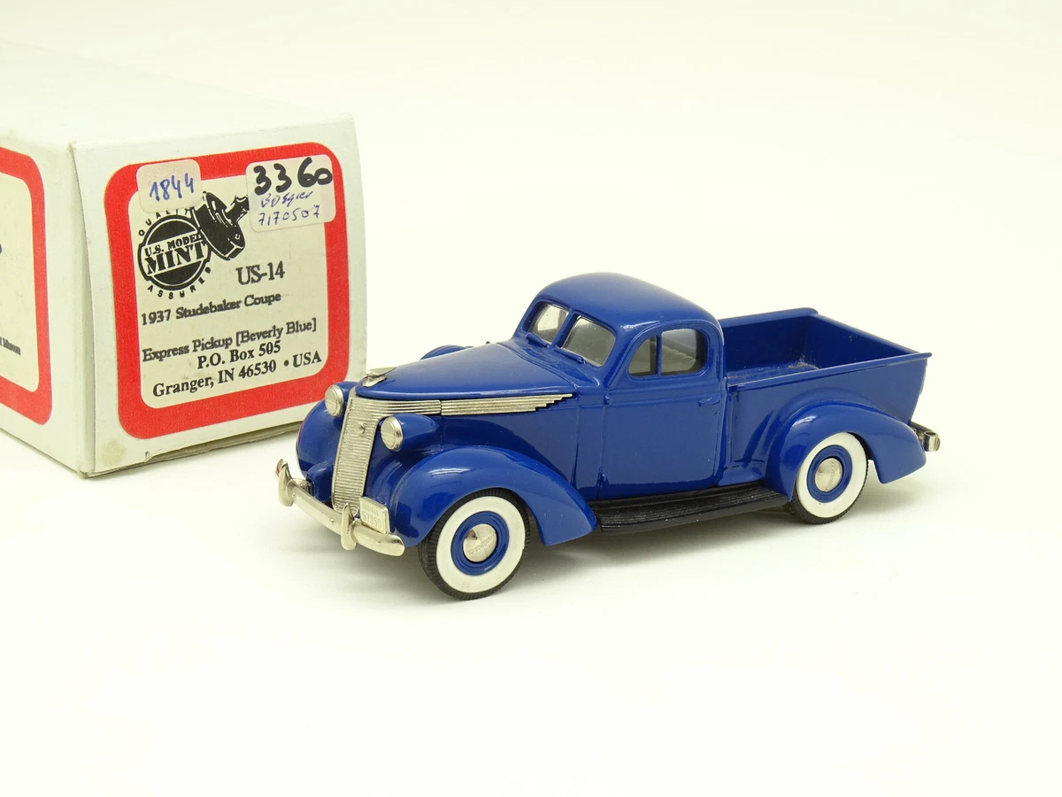 Brooklin US Model Mint 1/43 - Studebaker Coupé Express Pick Up Bleu