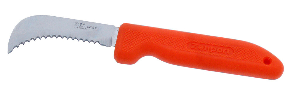 Zenport K104 Harvest Utility Knife - 3 inch Stainless Steel Blade