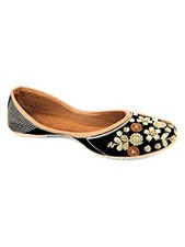 Bridal Flats Indian ethnic Punjabi Jutti mojari khusa US women size 6-11 PHUL