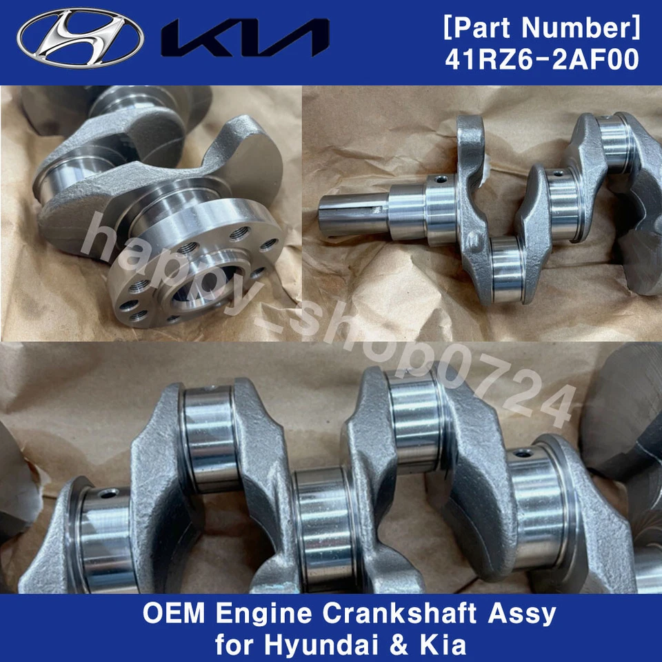 Conjunto de cigüeñal original OEM 41RZ62AF00 231102A810 para HYUNDAI SONATA 2010-2014 Foto 2 de 2