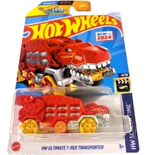 HOT WHEELS 2024 HW ULTIMATE T-REX TRANSPORTER RED 55/250 HTC84 LETS RACE TV SHOW