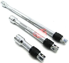 3-PC 3/8" DRIVE LOCK-ON QUICK RELEASE EXTENSION BARS 3",6",10"