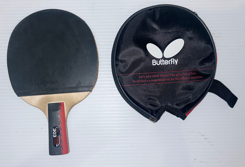 BUTTERFLY - ユキ Yuki Butterfly TBC 303 Table Tennis Paddle W/ Cover. Ping