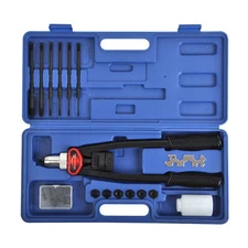 13" Rivet Nutsert Tool Riv Nuts Pneumatic Threaded M3-M12 Hand Riveter Gun Kit