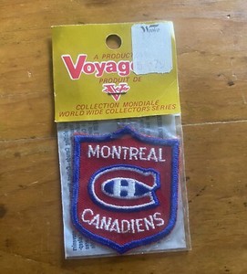 Vintage 1970s Montreal Canadiens Patch In Original Package Hard To Find Pristine