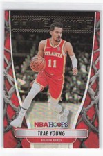 2022-23 Hoops Trae Young #15 Prime Twine Holo Hawks