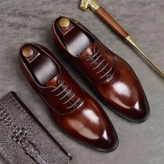 Goodyear Welted Leather Oxford Shoes