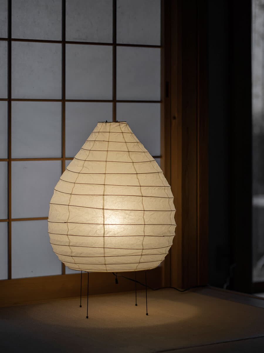 Isamu Noguchi Akari 22N Pendant lamp Washi Japanese Light Shade