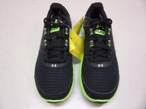 black and green under armour shoes