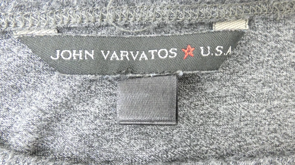 John Varvatos Mens T Shirt Grey Melange K1943C15 Soft Modal Sports Casual XL - Image 3 of 4
