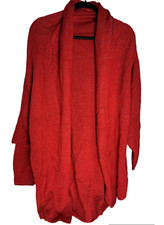 Women Kimono Batwing Cable Open Knitted Slouchy Oversized Cardigan Sweater 2X
