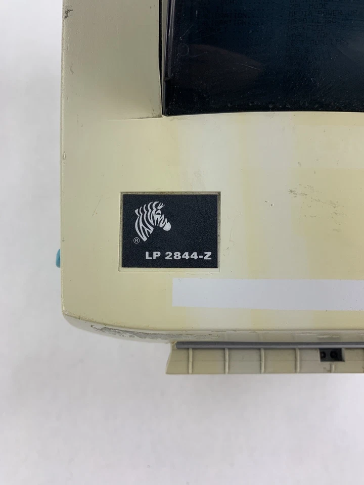Zebra LP2844-Z Thermal Label Printer Tested Aging Printhead No Power Supply - Image 4 of 4
