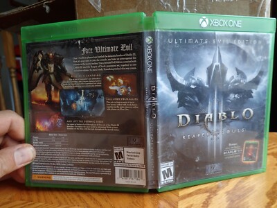 Diablo 3 Reaper of Souls Ultimate Evil Edition (Xbox One) Case & Game, Tested