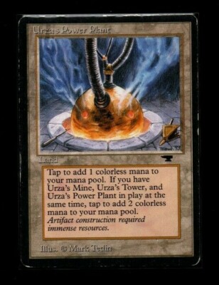 MRM ENGLISH Urza's Power Plant GOOD V.4 MTG Magic Antiquities