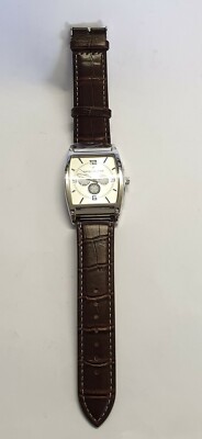 Daniel Hechter Watch Mens Atlas For Men Silver Brown REF 1R