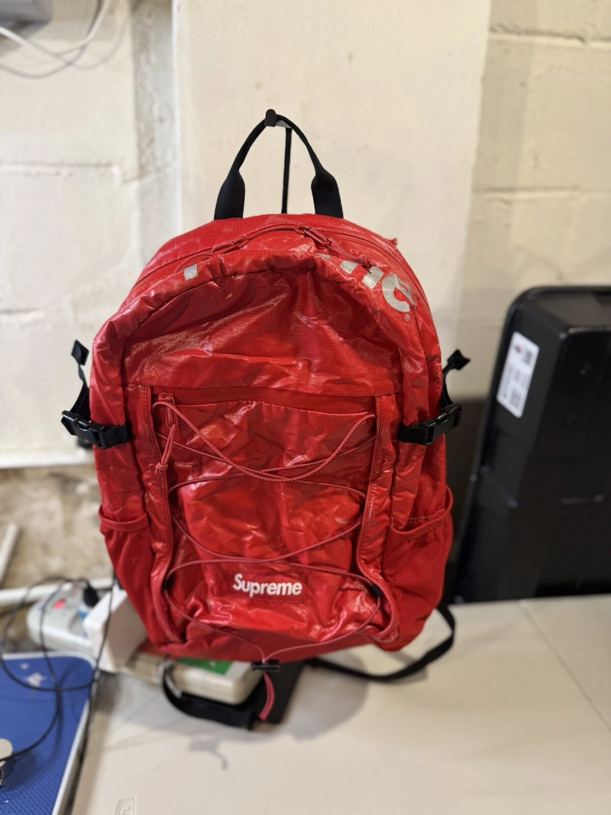 Sac à dos Supreme FW17 rouge
