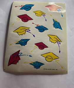 Graduation Caps Stickers, By Hallmark $15 Purchase FREE Shipping
