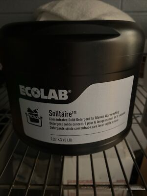 Ecolab Solitaire Concentrated Solid Detergent 5lbs 6110884