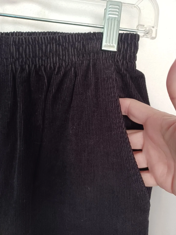 Bolsillos con cordones negros de pierna recta Cabin Creek talla 8 0072 Foto 3 de 3