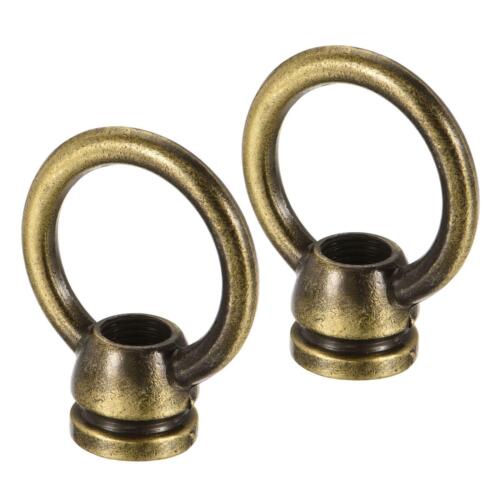 2pcs Eye Nut 15kg Max Load 36x43mm M10 Thread Ring Shape Female Loop Bronze - Afbeelding 1 van 5