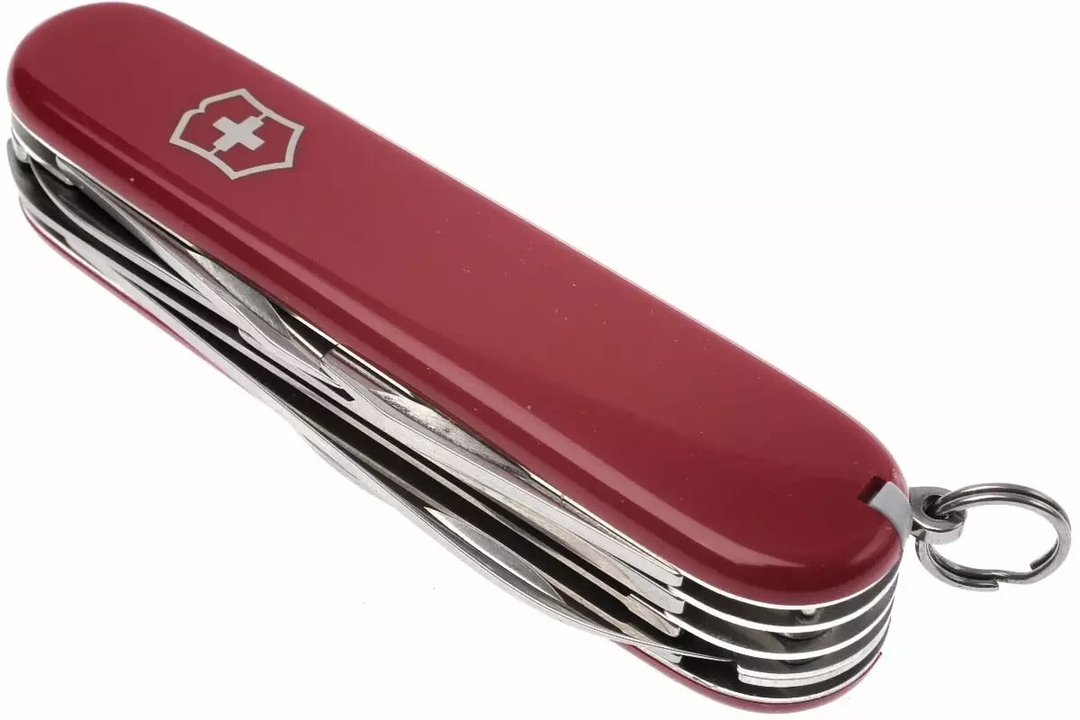 Victorinox Swiss Army Multi-Tool, Huntsman Pocket Knife - Red 1.3713