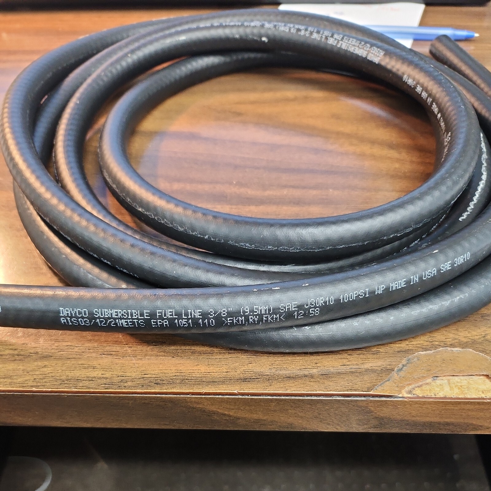Submersible Fuel Hose for InTank Fuel Pumps 3/8" 1' PIECE Dayco. Gates eBay