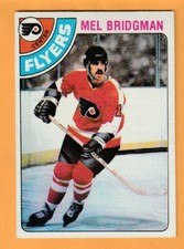 Mel Bridgman Philadelphia Flyers 1978-79 Topps #26 12H