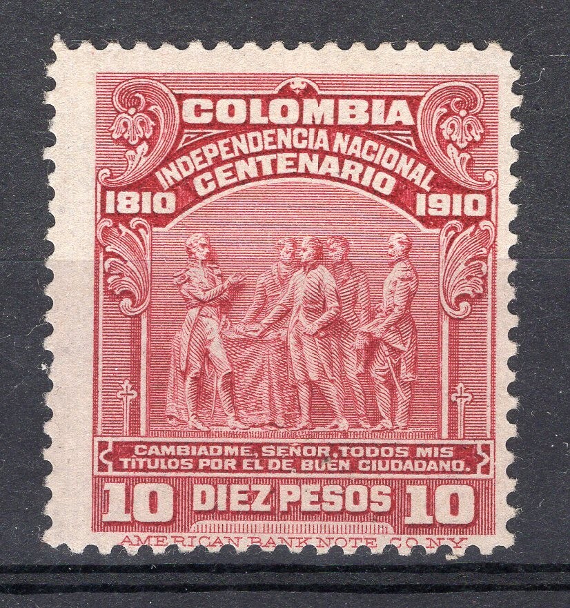 COLOMBIA, YV # 208, MH, VF
