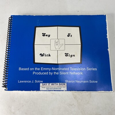 Say it With Sign Lawrence Sharon Solow Based on Emmy-Nominated TV Series Soft