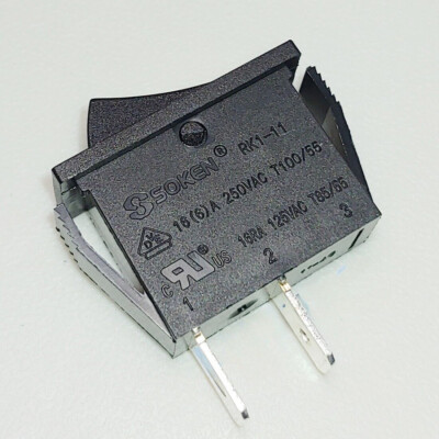  1PC  16A 125/250VAC T100/55 2 Pins 2 Positions  RK1-11 Rocker Switch
