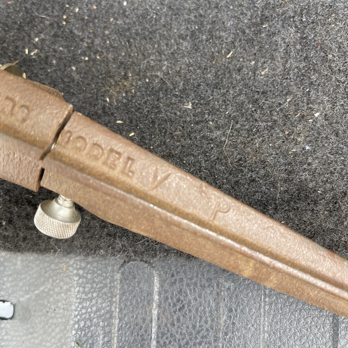 Étau De Montage De Mouches De Pêche Vintage TACK-L-TYERS - Modèle C-Clamp Vise - Occasion Fonctionnel