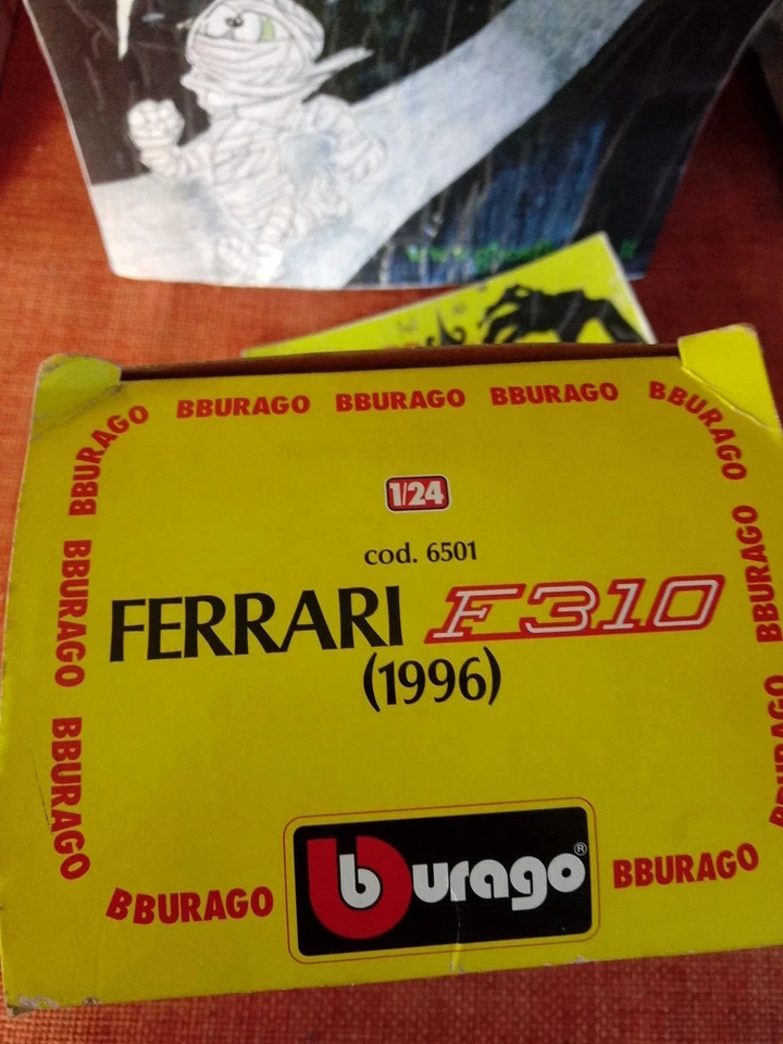 FERRARI F310 M. SCHUMACHER (1996) BBURAGO 1:24 COME DA FOTO - Immagine 4 di 4