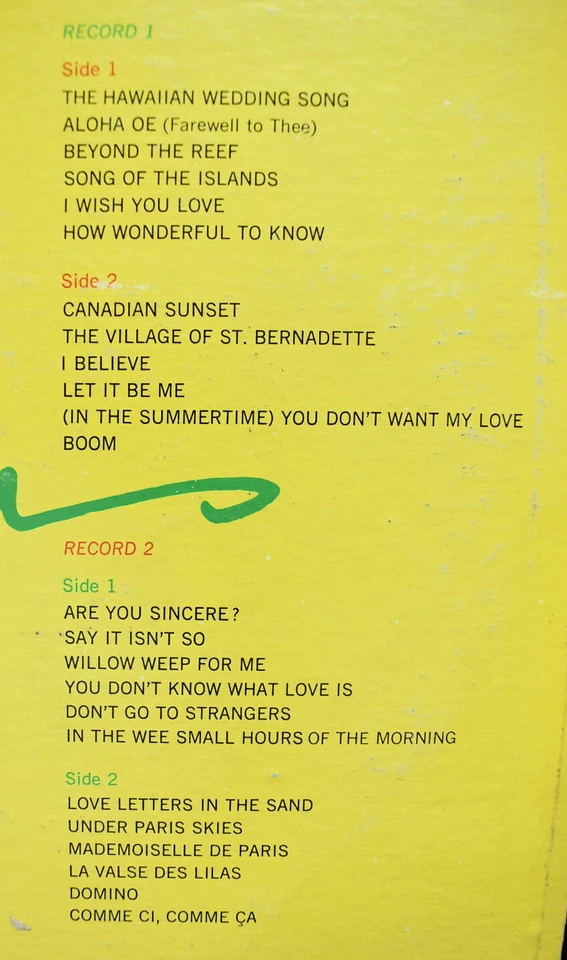 ANDY WILLIAMS SELF TITLED VINYL DOUBLE 2LP RECORD JAZZ EASY LISTENING 1970s - Image 3 of 4