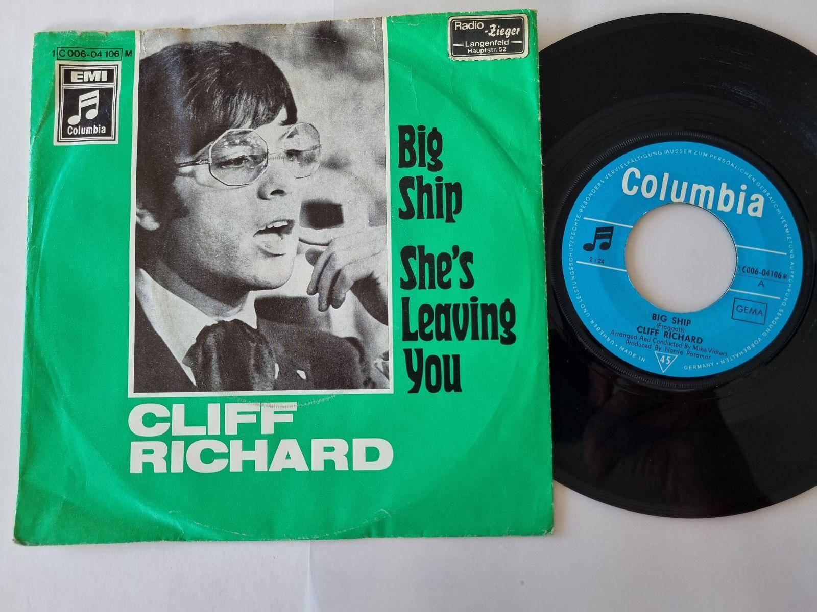 7"" Single Cliff Richard - Big ship Vinyl Germany