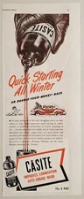 1948 Print Ad Casite Solvent Improves Engine Lubrication Hastings,Michigan