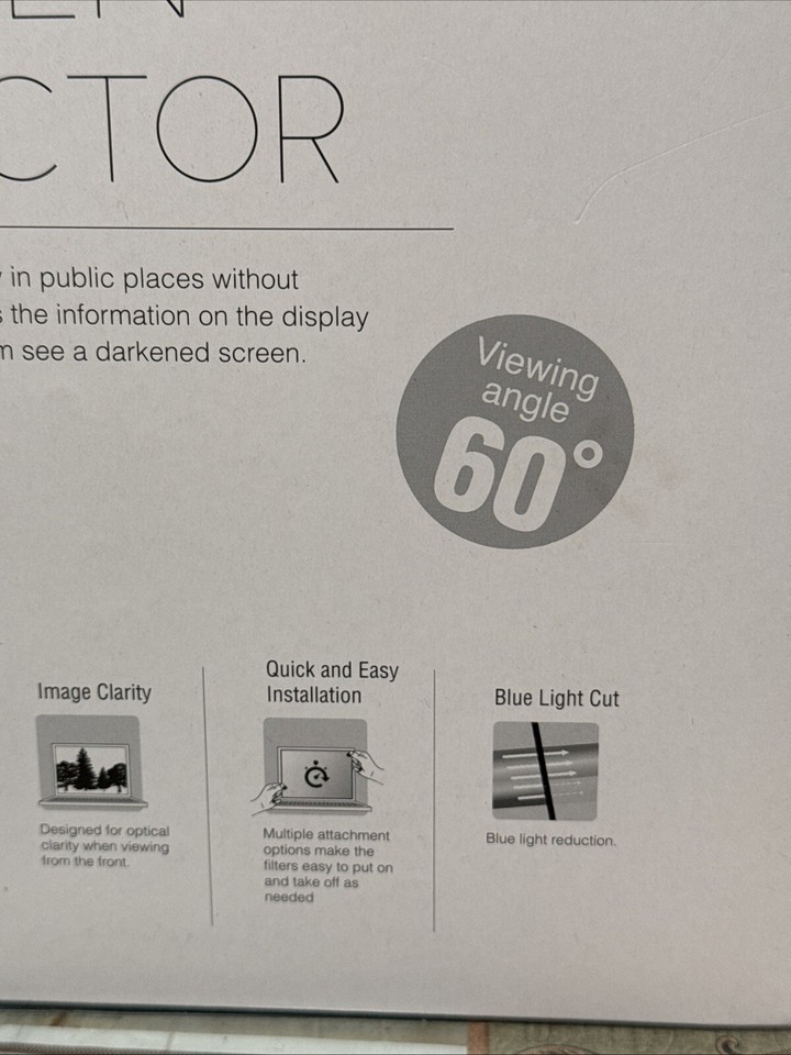 NEW! MacBook Air 13.6" (M2,2022) Privacy Screen Protector